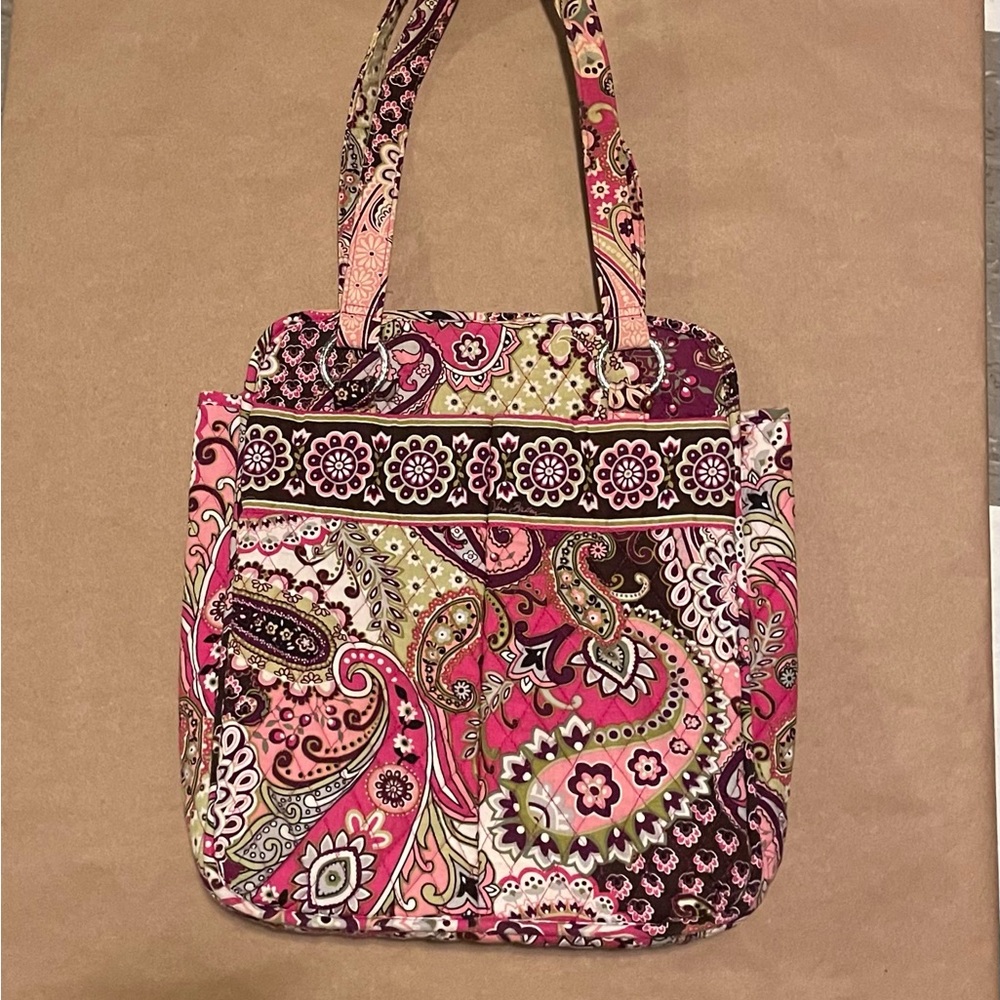 Vera Bradley Very Berry Paisley POCKET TOTE